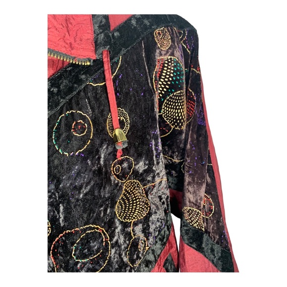 Vintage 80’s Chili Pepper Reversible Windbreaker Track Suit - Picture 3 of 10